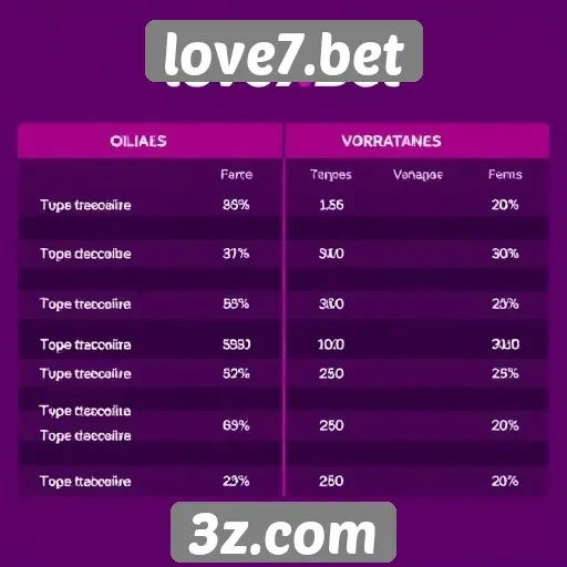 Comparativo entre love7.bet e concorrentes no mercado