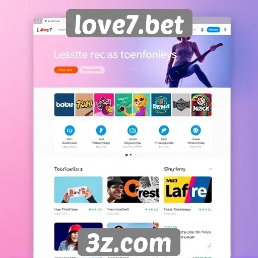 Facilidade de uso da interface do love7.bet