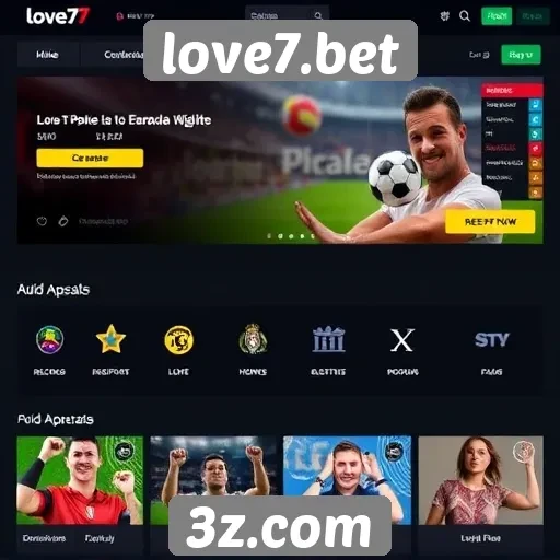 Análise das funcionalidades do site love7.bet